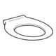 Geberit WC-Sitzring Renova Comfort w, barrieref., antibak., Befestig. v ob-2