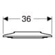 Geberit WC-Sitzring Renova Comfort w, barrieref., antibak., Befestig. v ob-5