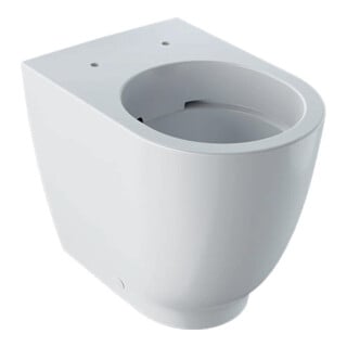 Geberit WC sur pied, chasse profonde Acanto 4,5 l, rehaussé, mural, blanc, sans bride, K-Tect