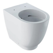 Geberit WC sur pied, chasse profonde Acanto 4,5 l, rehaussé, mural, blanc, sans bride, K-Tect-1