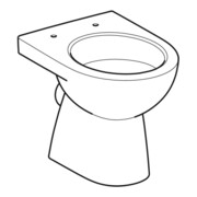 Geberit WC sur pied, chasse profonde Renova w, f UP-/AP-SPK, évac. hor, semi-fermé-5
