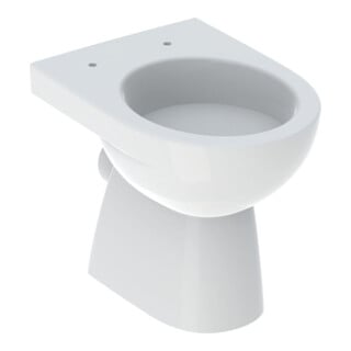 Geberit WC sur pied, chasse profonde Renova w K-T., pour UP-/ APS, sortie horizontale, partiellement fermé