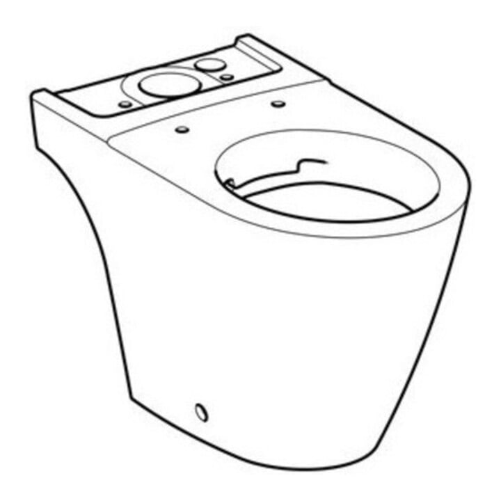 Geberit WC sur pied, cuvette à chasse profonde iCon w K-T., 35,5x63,5 cm, f AP-SPK, sans bride