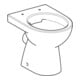 Geberit WC sur pied, cuvette profonde Renova sortie horizontale, partiellement fermé, sans bride, pergola-2