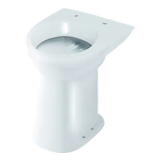 Geberit WC suspendu à chasse plate Care Paris rehaussé 10 cm, sortie horizontale, blanc-1