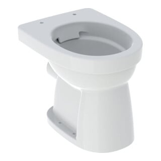 Geberit WC suspendu à chasse plate Renova 6 l, sortie horizontale, sans rebord, blanc