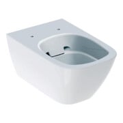 Geberit WC suspendu à chasse profonde Smyle Square blanc, 4,5 l, forme fermée, rimfree-1