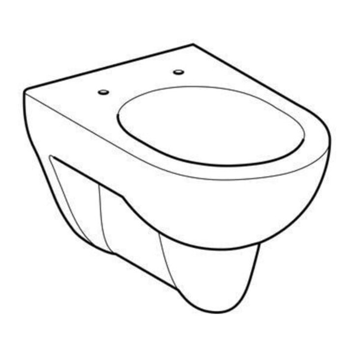 Geberit WC suspendu, chasse basse Renova 6/5 l, manhattan