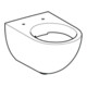 Geberit WC suspendu, chasse profonde Acanto 4,5 l, fermé, rimfree, blanc KeraTect