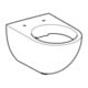 Geberit WC suspendu, chasse profonde Acanto 4,5 l, fermé, rimfree, blanc KeraTect-5