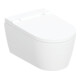 Geberit WC suspendu, chasse profonde AquaClean Sela blanc alpin, installation complète, avec Keratec-1