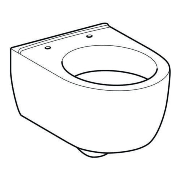 Geberit WC suspendu, chasse profonde iCon 35x49 cm, sortie cachée, forme fermée, blanc
