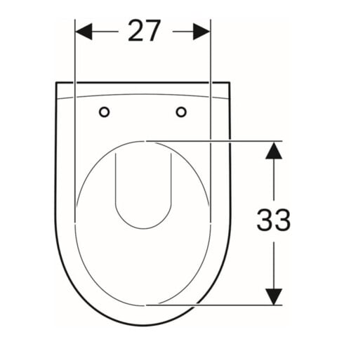 Geberit WC suspendu, chasse profonde iCon 35x49 cm, sortie cachée, forme fermée, blanc