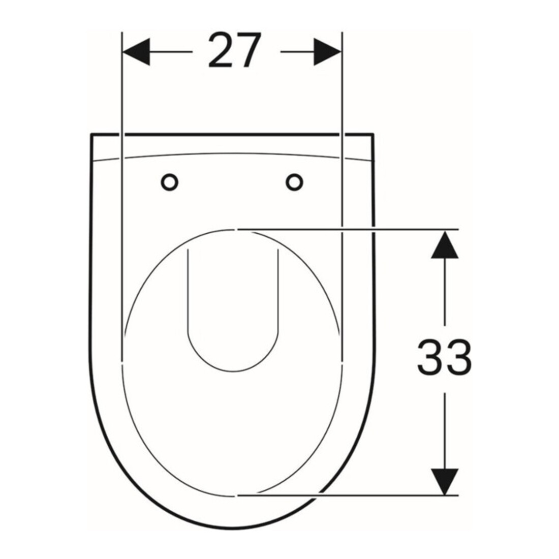 Geberit WC suspendu, chasse profonde iCon 35x49 cm, sortie cachée, forme fermée, blanc