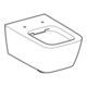 Geberit WC suspendu, chasse profonde iCon Square 35x54 cm, forme fermée, rimfree, blanc