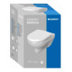 Geberit WC suspendu, chasse profonde Renova 6/5 l, kit, avec abattant, blanc-1