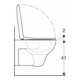 Geberit WC suspendu, chasse profonde Renova 6/5 l, kit, avec abattant, blanc
