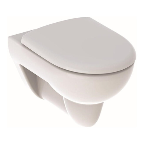 Geberit WC suspendu, chasse profonde Renova 6/5 l, kit, avec abattant, blanc