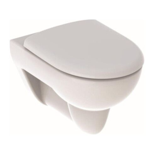 Geberit WC suspendu, chasse profonde Renova 6/5 l, kit, avec abattant, blanc
