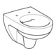 Geberit WC suspendu, chasse profonde Renova 6 l, sans rebord, blanc KeraTect