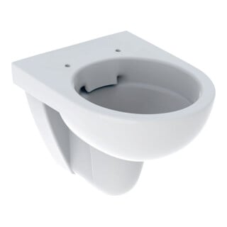 Geberit WC suspendu, chasse profonde Renova Compact 6/5 l, projection réduite, sans bride, blanc