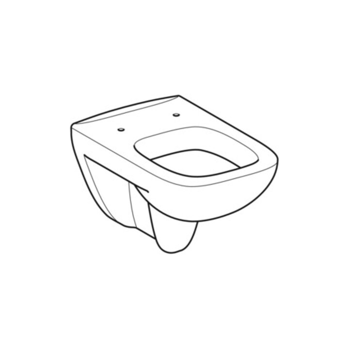 Geberit WC suspendu, chasse profonde Renova Plan 6/5 l, blanc