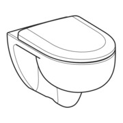 Geberit WC suspendu, chasse profonde Renova Set avec siège WC, TurboFlush, blanc-4