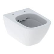 Geberit WC suspendu, chasse profonde Smyle Square 4,5 l, évac. cachée, fermé, sans bride, blanc