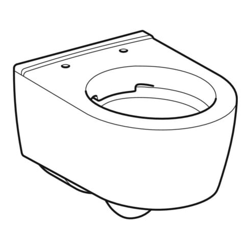 Geberit WC suspendu, cuvette à chasse profonde iCon 35,5x49cm, vrk A, fermé, sans bride, blanc