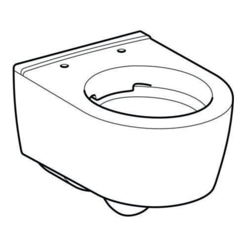Geberit WC suspendu, cuvette à chasse profonde iCon 35,5x49cm, vrk A, fermé, sans bride, blanc