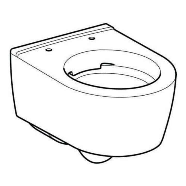 Geberit WC suspendu, cuvette à chasse profonde iCon 35,5x49cm, vrk A, fermé, sans bride, blanc