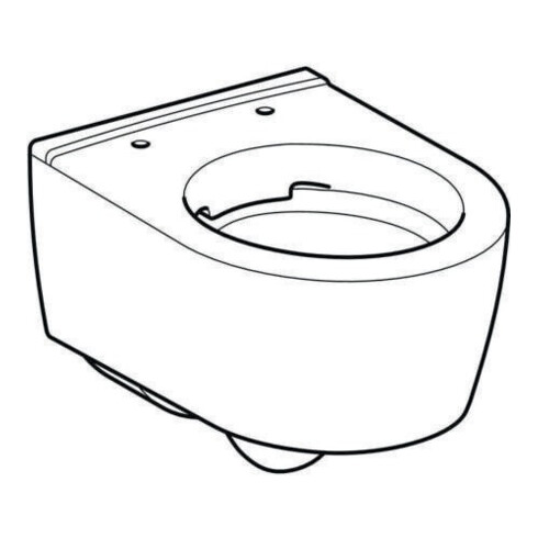 Geberit WC suspendu, cuvette à chasse profonde iCon 35,5x49cm, vrk A, ges, rimf, blanc, K-Tect