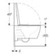 Geberit WC suspendu, cuvette à chasse profonde iCon 36x53 cm, blanc, sans rebord, avec siège, K-Tect-4