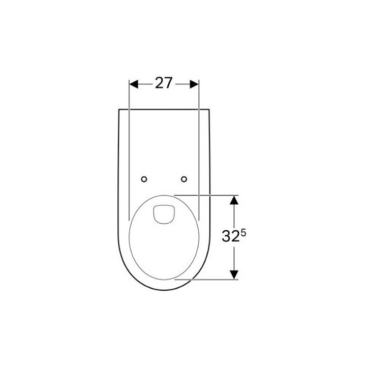 Geberit WC suspendu, cuvette à chasse profonde Renova Comfort blanc, 6 l, projection prolongée