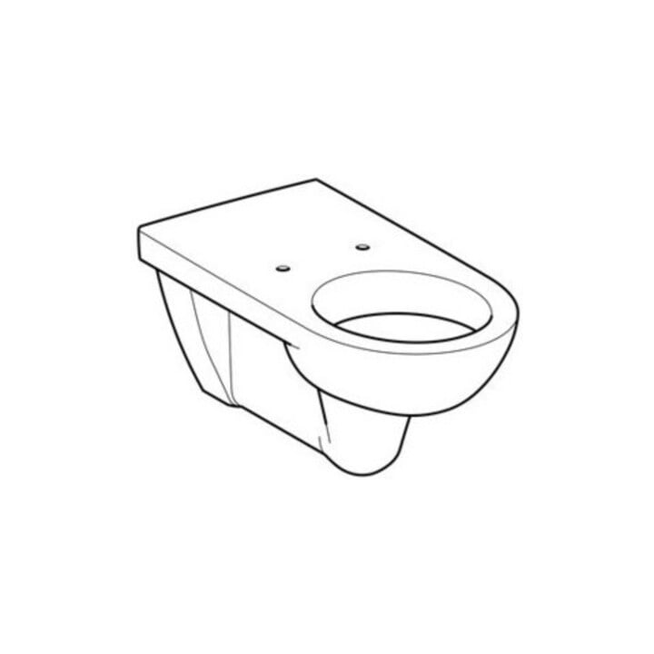 Geberit WC suspendu, cuvette à chasse profonde Renova Comfort blanc, 6 l, projection prolongée