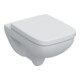 Geberit WC suspendu, cuvette à chasse profonde Renova Plan 6/5 l, avec abattant, blanc-1