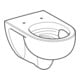 Geberit WC suspendu, cuvette à chasse profonde Renova TurboFlush, blanc KeraTect
