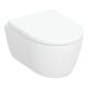 Geberit WC suspendu, cuvette à chasse profonde Set iCon 36x49cm, vrk A, ge F., sans rebord, avec siège, blanc-1