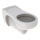 Geberit WC suspendu, cuvette à chasse profonde Vitalis blanc, 6 l, projection rallongée-1