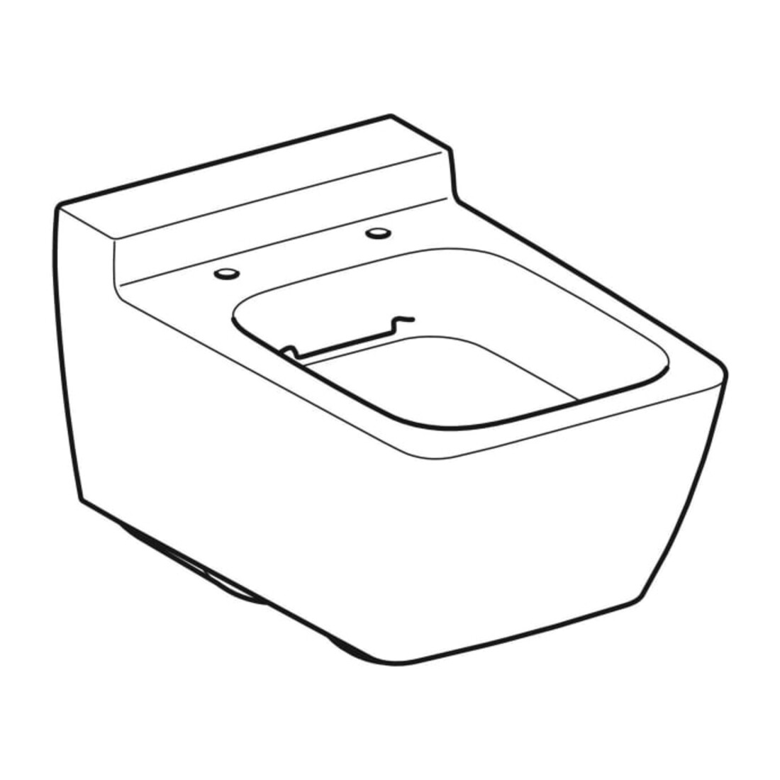 Geberit WC suspendu, cuvette à chasse profonde Xeno2 KeraTect/blanc, 4,5 l, abattant fermé, sans bride