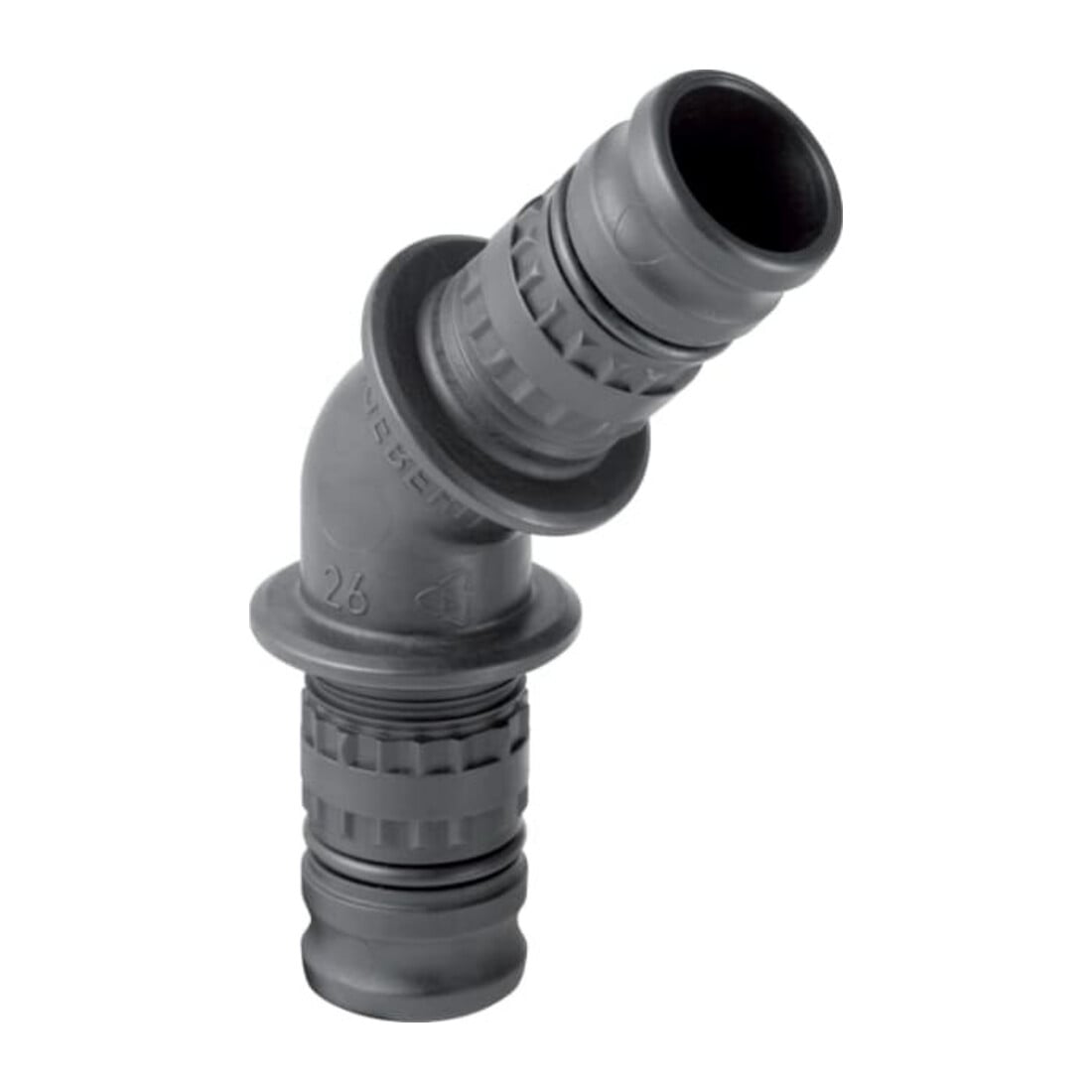 Geberit Winkel Mepla d= 26mm, 45Grad, PVDF