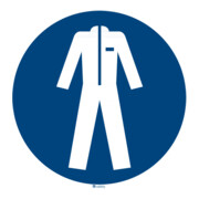 Gebotszeichen Schutzkleidung benutzen, Typ: 04100-1