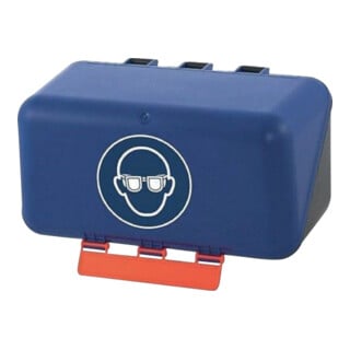 GEBRA Aufb.Box SECU Mini Standa rd, für Augenschutz, blau