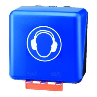 GEBRA Boîte de montage SECU Midi Standard, pour protection auditive, bleu