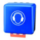 GEBRA Boîte de montage SECU Midi Standard, pour protection auditive, bleu-1