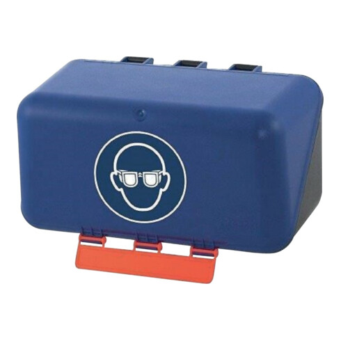 GEBRA Boîtier de montage SECU Mini Standard, pour protection oculaire, bleu