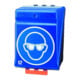 Gebra Box f.12Schutzbrillen Secu-Box Maxi12 blau 236x315x200mm ABS-Ku.-1