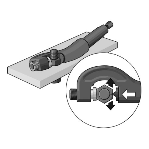 Gedore 1.26/2 HYD Mutternsprenger hydraulisch SW 22-36, M14-M24