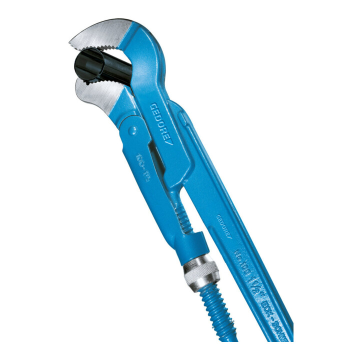 Gedore 100 1 Zware driepunts-pijptang ECK-SCHWEDE-snap 1".