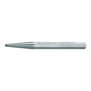 Gedore 100 A-12 centerpons met hardmetalen punt 130x12x4 mm